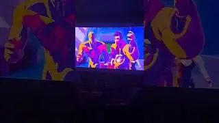 Spider-Man Across the Spider-Verse all Spider-Men chasing Miles scene (WITH THEATERS REACTION)