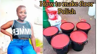 BEST TIPS HOW TO MAKE FLOOR POLISH USING PLASTIC WAX AT HOME.