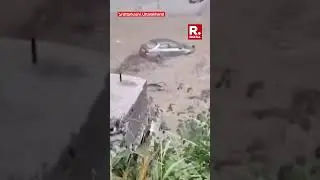 Uttarkashi Cloudburst Horror: Car With People Swept Away in Flash Floods