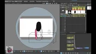 Easy drawing with effects in Opentoonz