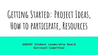 SLB Workshop #1 - Getting Started (2020-21) (Live Replay)