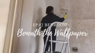 Episode 2 | Bedroom. Beneath the Wallpaper| We transformed our wall