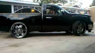 GMC sierra on 28s