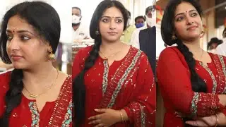 പ്രണയദിനത്തിൽ ചുവപ്പിൽ തിളങ്ങി അനു സിതാര | Actress Anu Sithara Inagurated Cafe Crosso at Thrissur