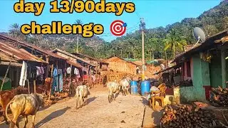 Day 13/90days challenge vlogs upload daily 🎯  gaon life vlogs #justkabirvlogs #vlog  #villagevlog 