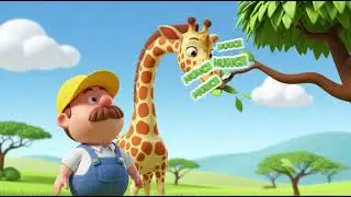Old MacDonald Song with Safari Animals 🦁🐘🚜 | Animal Songs & Nursery Rhymes for Kids