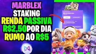 DO ZERO AO R$5 REAIS POR DIA FAZENDO STAKING NA MARBLEX SEGUNDO APORTE  #mbx #day5