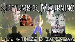 SEPTEMBER MOURNING Live @ Zanzabar FULL CONCERT 4-10-22 Louisville KY 60fps