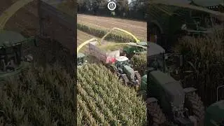 Retour sur ce chantier d'ensilage XXL film&eacute; en Mayenne en 2021 🌽 #farming #agriculture