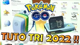 TRIER, RENOMMER & AGRANDIR SON STOCKAGE GRATUITEMENT EN 2022 - TUTO SAC ET POKEMONS - POKEMON GO
