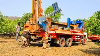 Borewell Machine | కొత్త రోబో బోర్వెల్ | New 1000 feet Borewell | Sensor Borewell |Submersible Moter