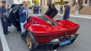Billionaire Italian Capo taking delivery his FERRARI DAYTONA SP3 for His Birthday in Monaco!