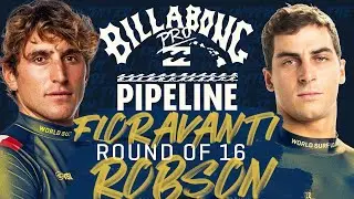 Leonardo Fioravanti vs  Caio Robson | Billabong Pro Pipeline - Round of 16 Heat Replay