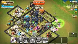 Castle Clash Raid Strategy 02: Destroying BEEFY Bases - Dirty Distaggio