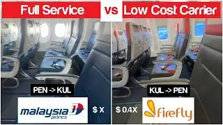Malaysia Airlines vs Firefly - Kuala Lumpur to and from Penang - Explore The Difference!