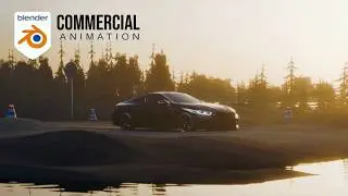 Bmw CINEMATIC car commercial | Blender