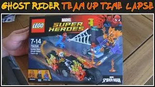 LEGO 76058 Spider-Man Ghost Rider Team Up Time Lapse