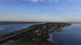 DJI Phantom over Oak Beach Marina, NY