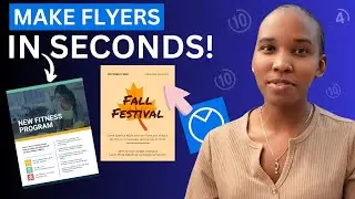 hoW to use AI to make FLYERS in Seconds!!