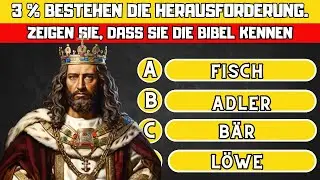 30 BIBELFRAGEN I EINFACH MITTLERE ODER SCHWIERIGE NIVEAU I BIBELTEST