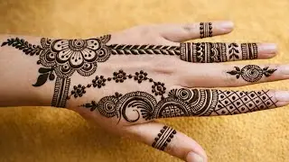 Very easy and latest mehndi design back side ll new attractive mehndi design ll mehndi design 