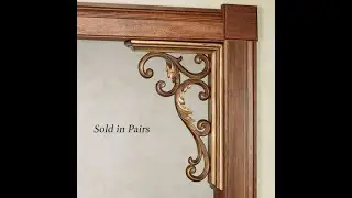 How to Hang Corbel Corner Brackets as Doorway Accents or Wall Decor