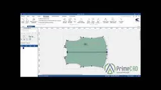 PrimeCAD Crea Solution . Abrir prega em macho no centro da costa