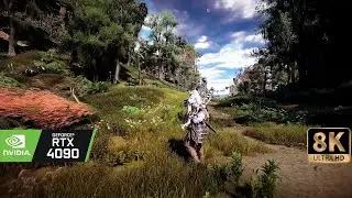 [8K] Horizon Zero Dawn | RTX 4090 | BeyondallLimits Raytracing GI | Camera Mod EXTREME settings