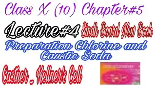 Castner Kellner's Cell ||  Chlorine or Caustic soda || Class X(10) Chap#5 Lec#4 Sindh Board New Book