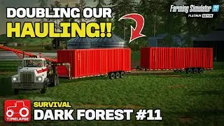 МАК НА ДВОЙНИКЕ!! [Выживание в темном лесу] Таймлапс FS22 # 11
