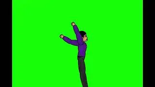 Purple  Guy Green screen
