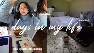 VLOG: applying to jobs + apartment hunting in nyc, trying to be productive