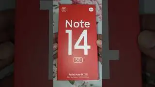 REDMI NOTE 14 5G 50MP SONY CAMERA Titan Black 👉🏻📱#unboxing #mobile #shorts