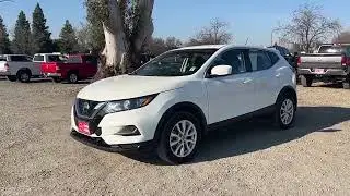 2021 Nissan Rogue Glacier White Charcoal madera Visalia Fresno Financing Clovis Used stock Service