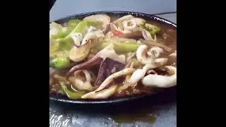 Sizzling Squid (cooking demo)