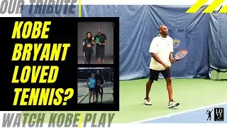 KOBE BRYANT LOVED TENNIS? TRIBUTE TO THE MAMBA KING FEAT. NAOMI OSAKA ROGER FEDERER NADAL DJOKOVIC