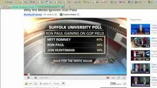 September 22, 2011 - RON PAUL IN 2ND PLACE IN FOXNEWS/GOOGLE DEBATE