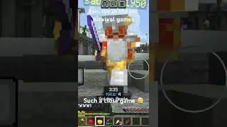 Such a close clutch 😮&zwj;💨#minecraft #clutch #cubecraft