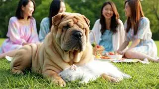 Adorable Cute Dog Daily Routine