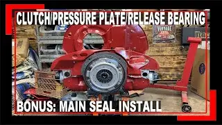 VW BEETLE CLUTCH KIT & MAIN SEAL INSTALL - HOW TO INSTALL A VW BEETLE CLUTCH - #sladesbeetle