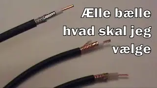 V&aelig;lg det rigtigt antennekabel hver gang.