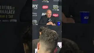 Dana White post UFC 313 Media Scrum