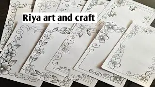 BEAUTIFUL BORDER DESIGN/PROJECT WORK DESIGN/FRONT PAGE/BONDHU KHATA DESIGN