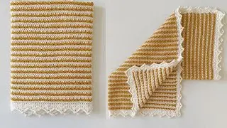 Crochet Cottage Lace Blanket 