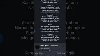 #karenawanita #ediramusic #edylovera#liriklagu #fypyoutube #shortyoutube