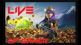 Clash of clans live stream with gp gamer #coc #live #basevisit
