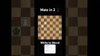 Comment your Moves! Mate in 2 ♟️#chesspuzzle #chess #matein2 #chessindia #dkchessworld