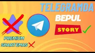 Telegramda stories qo'yish: Premium olish shart emas ❌