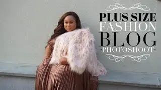 Plus Size Fashion Blog Photo Shoot | BTS | Cara Scott