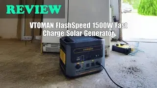 VTOMAN FlashSpeed 1500 Review: Fast 1-Hour Charge Backup Power - Worth It? 2025